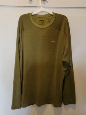 Patagonia Men’s Long-Sleeve Crew Shirt - Olive